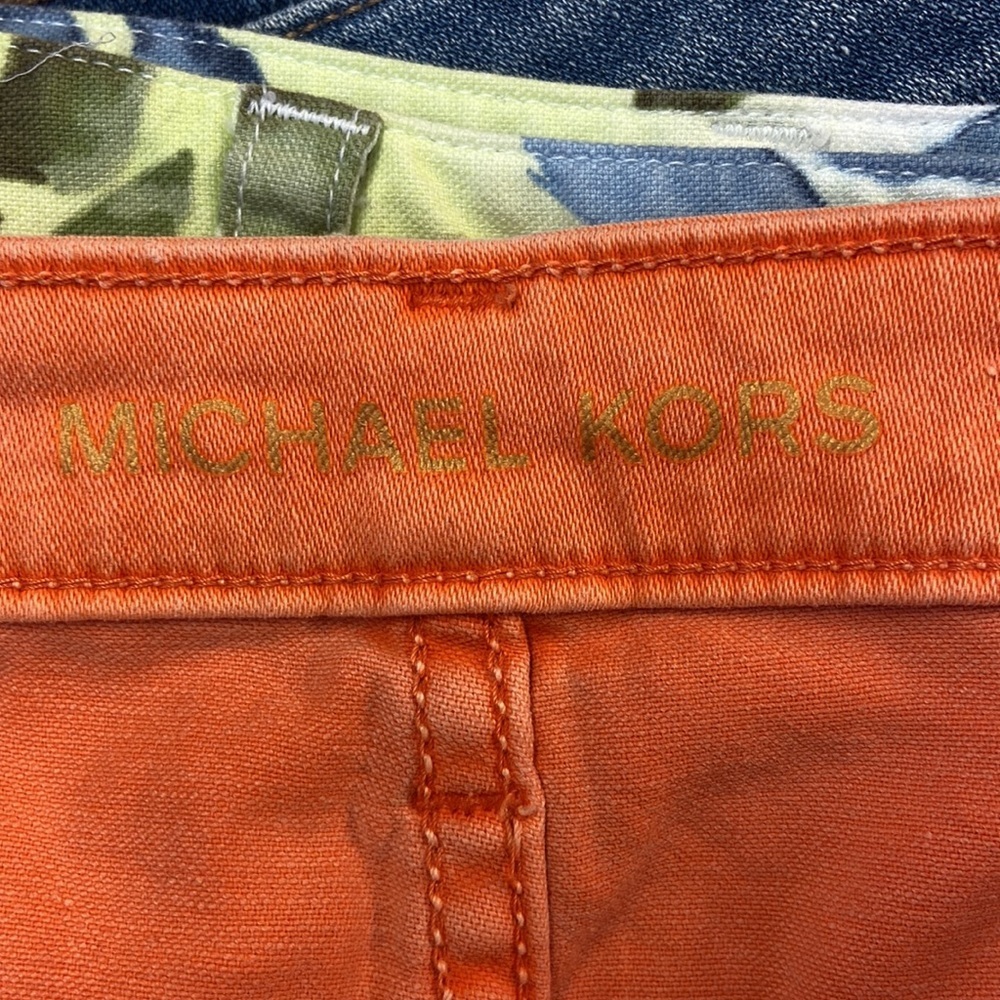Micheal Kors Cropped Orange jeans size 8 - Picture 11 of 13